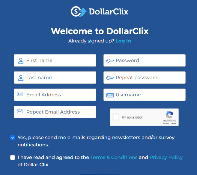 registro dollarclix