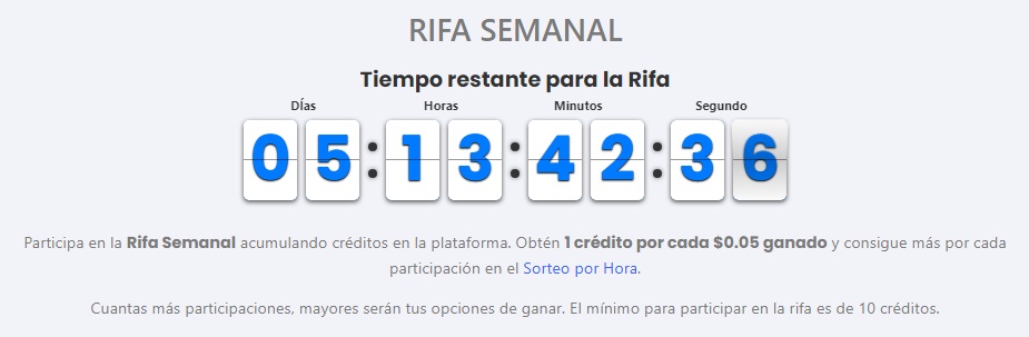 cashfreed rifa semanal